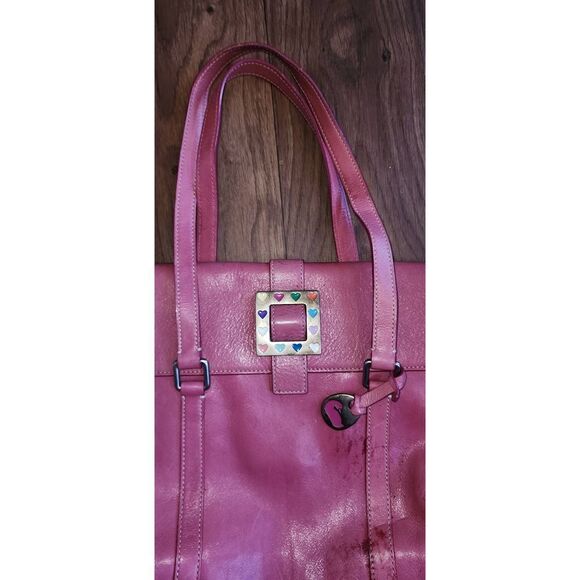 Dooney & Bourke Vintage Pink Tote - Picture 2 of 7